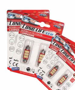 8 Pezzi Lampada Led Siluro 36mm Canbus T11 SV8.5 C5W C10W 12 SMD 4014 12V 1.8W 180lm Bianco Freddo 6500K