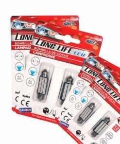 8 Pezzi Lampada Led Siluro 36mm Canbus T11 SV8.5 C5W C10W 30 SMD 3014 12V 1.8W 160lm Luce Colore Blu