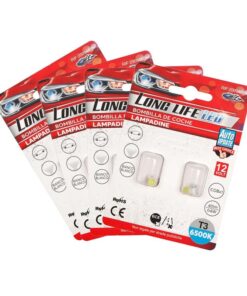 Alternative view of 8 Pezzi Lampada Led T3 1 COB 12V 0.6W 40lm Bianco Freddo 6500K 17mm Luci Cruscotti e Strumentazioni