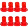 8 Pezzi Lampada Led T3 1 COB 12V 0.6W 40lm Luce Rossa 17mm Luci Cruscotti e Strumentazioni