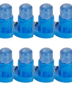 8 Pezzi Lampada Led T4.2 1 COB 12V 0.6W 40lm Luce Blu 17mm Luci Cruscotti e Strumentazioni