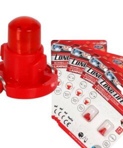 Alternative view of 8 Pezzi Lampada Led T4.2 1 COB 12V 0.6W 40lm Luce Rossa 17mm Luci Cruscotti e Strumentazioni