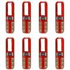 8 Pezzi Lampada Led T5 W3W Canbus 2 SMD 7020 12V 60lm 0.8W Luce Bianco per Cruscotti e Strumentazioni 17mm