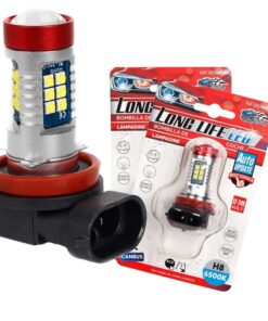 Alternative view of 2 Pezzi Lampade LED H8 12V 24V 15 SMD 3030 400lm 8W Bianco Freddo per Fendinebbia 57mm