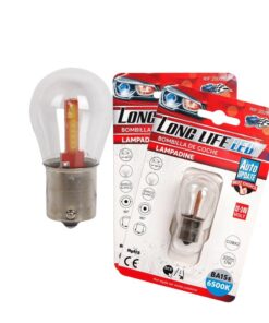 2x Lampada LED BA15s S25 P21W COB 12V 24V 300lm 1.7W Bianco Freddo H50mm