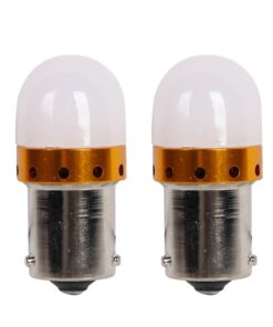 2 Pezzi Lampada LED BAU15S PY21W Rossa 9 SMD 3030 12V 24V 300lm 3.5W Piedi Storti