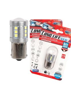 Alternative view of 2 Pezzi Lampada LED BAU15S PY21W 21 SMD 3030 12V 24V Canbus Bianco Freddo 3.5W