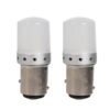 2 Pezzi Lampada LED BAY15D S25 P21/5W 9 SMD 3030 12V 24V 300lm 1W/3.5W Doppio Filamento Bianco Freddo Piedi Sfalsati 45mm