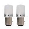 2 Pezzi Lampada LED BAY15D S25 P21/5W 9 SMD 3030 12V 24V 300lm 1W/3.5W Doppio Filamento Rosso Piedi Sfalsati 45mm