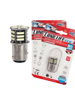 Alternative view of 2 Pezzi Lampada LED BAZ15D S25 P21/5W 21 SMD 5730 12V 300lm 1W/2.5W Doppio Filamento Bianco Piedi Sfalsati 42mm