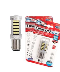 Alternative view of 2 Pezzi Lampada LED BAZ15D S25 P21/5W 66 SMD 2835 12V 24V 300lm 4W/1.5W Doppio Filamento Bianco Piedi Sfalsati 55mm 360°