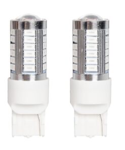 2 Pezzi Lampade LED T20 7440 W21W 33 SMD 5730 12V 24V 280lm 3W Rosso Auto Camion 61mm