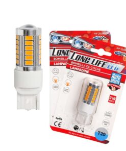 Alternative view of 2 Pezzi Lampade LED T20 7440 W21W W21YW 33 SMD 5730 12V 24V 280lm 3W Ambra Auto Camion 61mm