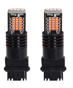 2 Pezzi LED 3157 T25 P27/W 54mm Lampade Auto Camion 12V 24V Canbus 48 SMD 2016 300lm 3.5W Mono Filamento Rosso