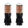 2 Pezzi 3157 T25 P27/W 65mm Lampade LED Auto Camion 12V 24V Canbus 144 SMD 3014 300lm 10W/3W Rosso