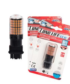 Alternative view of 2 Pezzi 3157 T25 P27/W 65mm Lampade LED Auto Camion 12V 24V Canbus 144 SMD 3014 300lm 10W/3W Rosso