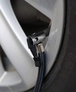 Mini Compressore Portatile per Auto Gonfia Pneumatici Auto Portatile 12V Professionale Manometro Analogico