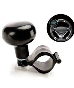 Pomello del Volante del Veicolo Manopola del Volante per Auto Universale per Impieghi Gravosi Nero