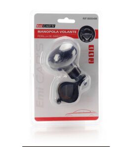 Pomello del Volante del Veicolo Manopola del Volante per Auto Universale per Impieghi Gravosi Nero