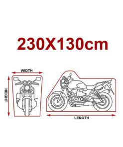 Telo Coprimoto Universale 230X130cm Impermeabile Antistrappo Taglio Grande