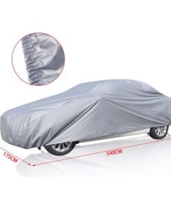 Telo Copriauto da Esterno Per Berline Misura XL 540X175X120cm Impermeabile Antigraffio Resistente