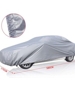 Telo Copriauto da Esterno Per Berline Misura XXL 580X175X120cm Impermeabile Antigraffio Resistente