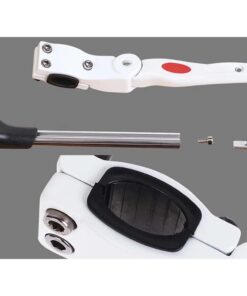 Cavalletto Bici Regolabile Colore Bianco Supporto Bicicletta Universale Da 22 a 28 Pollici Per Mountain Bike Bici da Strada