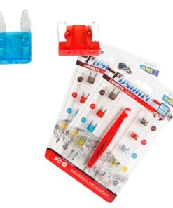 2 Kit da 10 Fusibili Lunghi e Corti Auto Camper 7.5A 10A 15A 20A 25A con Pinza