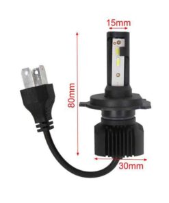 Kit Lampade Led H4 20W 2500LM per Auto e Camion 12V e 24V Compatto