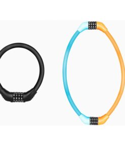 Lucchetto Bici Combinazione 4 Cifre 11X600mm Per Bicicletta Monopattino Colore Assortito