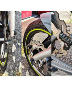 Lucchetto Bloccadisco Antifurto Per Moto Scooter Bici Senza Allarme Con 2 Chiavi