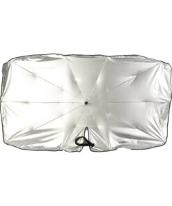 Ombrello Parasole Auto per Parabrezza Apertura Su Specchio Retrovisiore Taglia Piccola 125X65cm