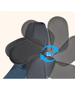 Poggiatesta Per Auto Laterale in Pelle PU Nero Protezione Collo Barra Fissaggio Regolabile Per Bambini Adulti