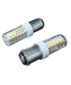 2 Pezzi Lampada Led Barca BA15D Bianco Neutro 4000K 220V 4W