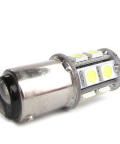 Lampada Led Tubolare Miniaturizzata BA15D 220V 2W Bianco Freddo Per Segnalazione Cancelli Bajour