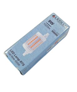 Lampada Led R7S 78mm 9W 1020lm Bianco Freddo 6000K Diametro 28mm 360 Gradi