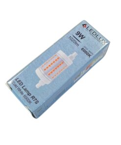 Lampada Led R7S 78mm 9W 1020lm Bianco Freddo 6000K Diametro 28mm 360 Gradi