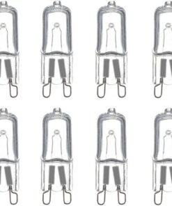 Alternative view of 8 PZ Lampade Alogena Dimmerabile G9 33W 460 Lumen Bianco Caldo 2800K