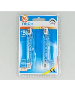 Alternative view of 2 PZ Lampade Alogena Dimmerabile, Lampada R7S 78mm 80W 1375 Lumen Bianco Caldo 2800K