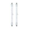 2 PZ Lampade Alogena Dimmerabile, Lampada R7S 118mm 80W 1375 Lumen Bianco Caldo 2800K