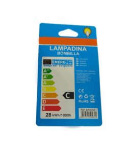 2 PZ Lampade Alogena Dimmerabile G9 28W 370 Lumen Bianco Caldo 2800K