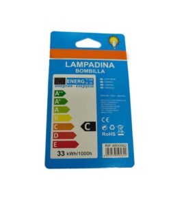 2 PZ Lampade Alogena Dimmerabile G9 33W 460 Lumen Bianco Caldo 2800K