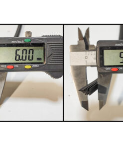 Coppia Gommini Refill Flat 28'' 700 mm Ricambio Universale Per Spazzole Tergicristallo In Ferro