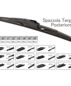 Spazzola Tergicristallo Posteriore Auto 9" 225mm 10 Attacchi Universale Multi Adattatori