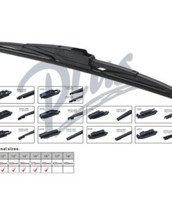 Alternative view of Spazzola Tergicristallo Posteriore Auto 11" 275mm 10 Attacchi Universale Multi Adattatori