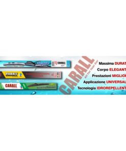 Spazzola Tergicristallo Auto Universale S985 16'' 400mm 16 Attacchi Opzionale