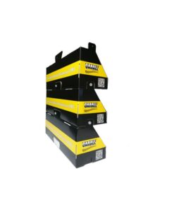 Kit Espositore In Cartone Con 3 Piani 12 Posti Per Attacchi Connettori Adattatori Del Spazzole Tergicristallo S985