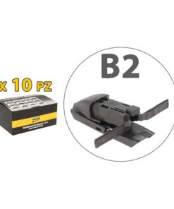 Kit 10 Attacchi B2 Per Spazzole Tergicristallo S985 Flat e T191 Ibrida