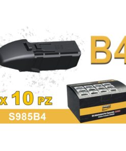 Kit 10 Attacchi B4 Per Spazzole Tergicristallo S985 Flat e T191 Ibrida