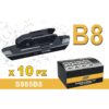 Kit 10 Attacchi B8 Per Spazzole Tergicristallo S985 Flat e T191 Ibrida Dacia Dokker Lodgy Duster